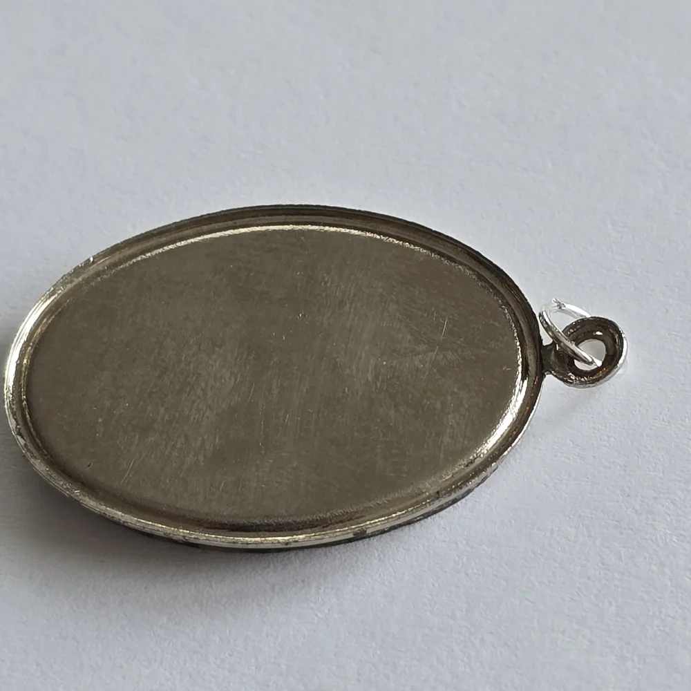 Vintage Pendant Southwestern style charm mother of pearl shell boho